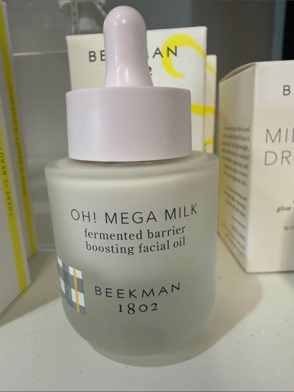 Beekman 1802 oh! Mega milk fermented barrier boosting facial oil nib